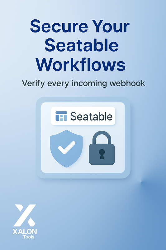 Validate SeaTable Webhooks With HMAC SHA256 Authentication