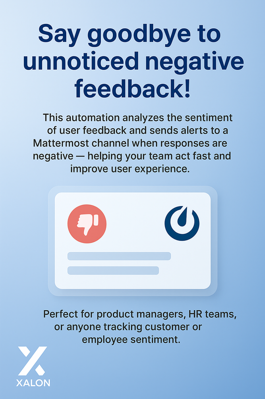 Analyze feedback and send a message on Mattermost