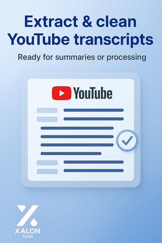 Extract And Clean YouTube Video Transcripts With RapidAPI