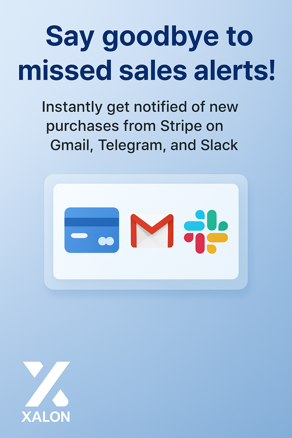 Get Notified On Gmail, Telegram And Slack On New Stripe Purchase