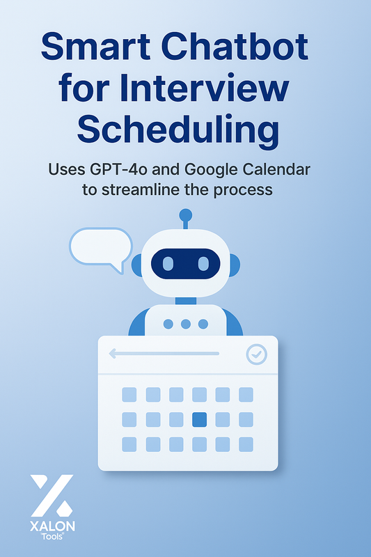 Automated Interview Scheduling With GPT-4o And Google Calendar Chatbot