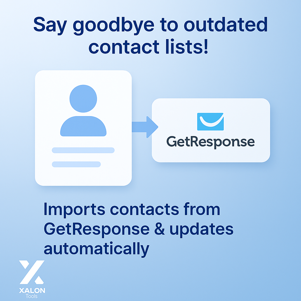 Sync and Update Contacts from GetResponse