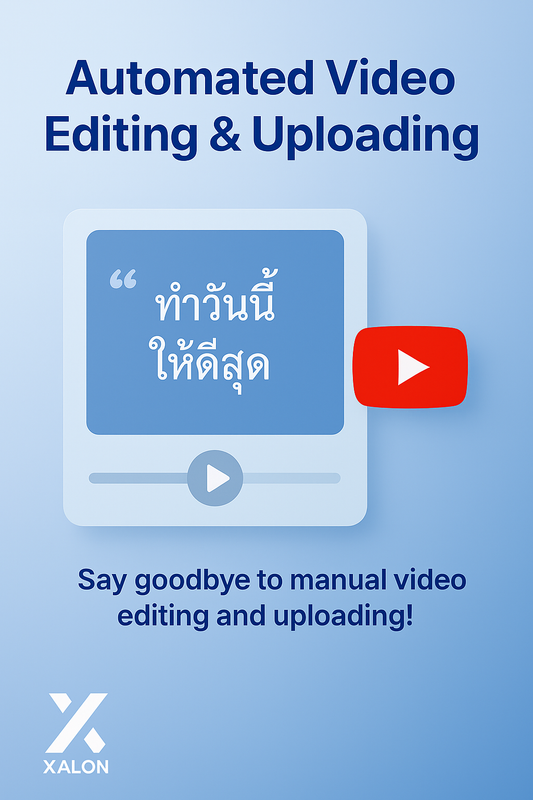 Automatically Create and Upload YouTube Videos with Quotes in Thai using FFmpeg
