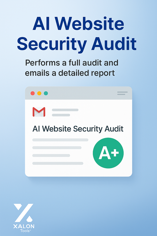 WebSecScan AI Powered Website Security Auditor