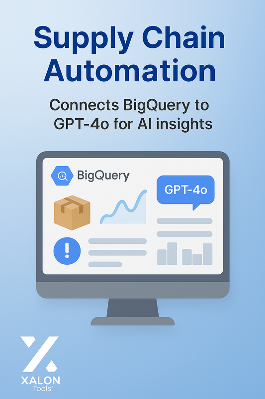 AI Powered Supply Chain Control Tower with BigQuery and GPT 4o