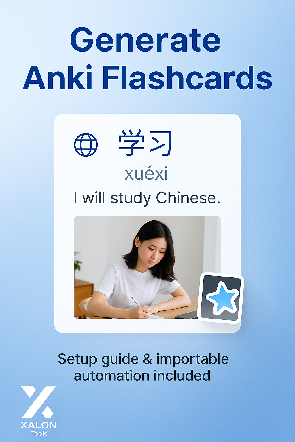 Generate Anki Flash Cards for Language Learning with Google Translate and GPT