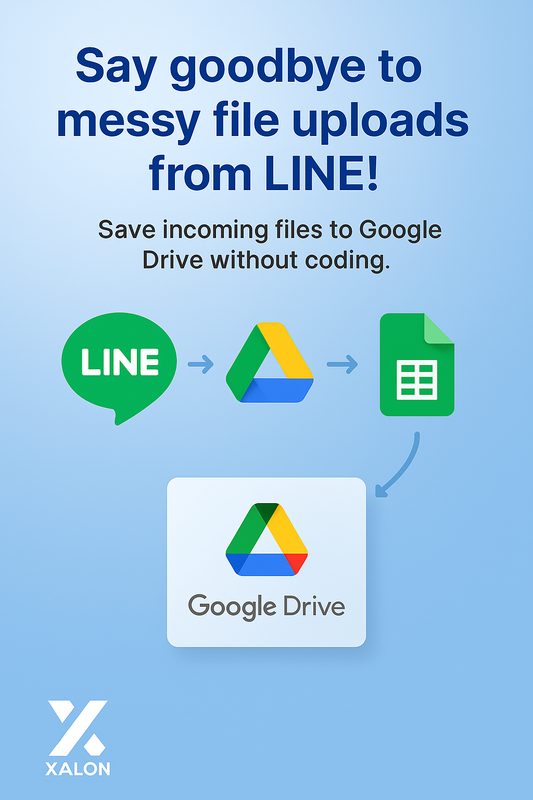 Automatically Save and Organize Line Message Files in Google Drive with Sheets Logging