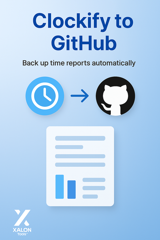 Backup Clockify to GitHub Based on Monthly Reports
