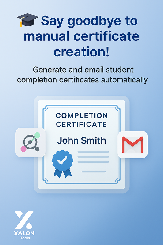Automatically Issue Training Certificates and Send via Gmail