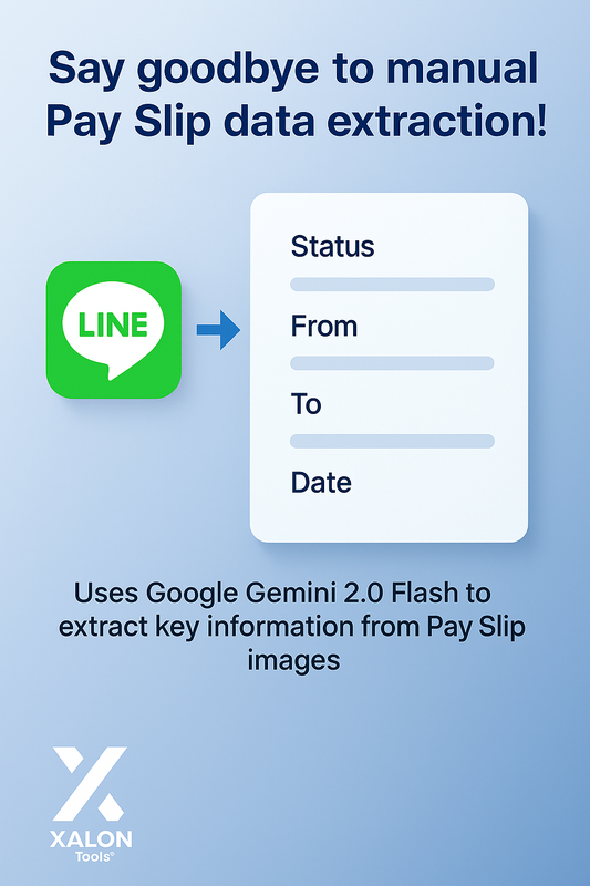 Extract Pay Slip Data with Line Chatbot and Gemini to Google Sheets