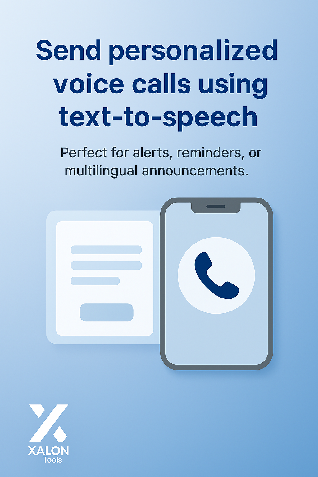 Send Voice Calls in Seconds Automate Text to Speech Using ClickSend API