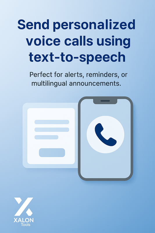 Send Voice Calls in Seconds Automate Text to Speech Using ClickSend API