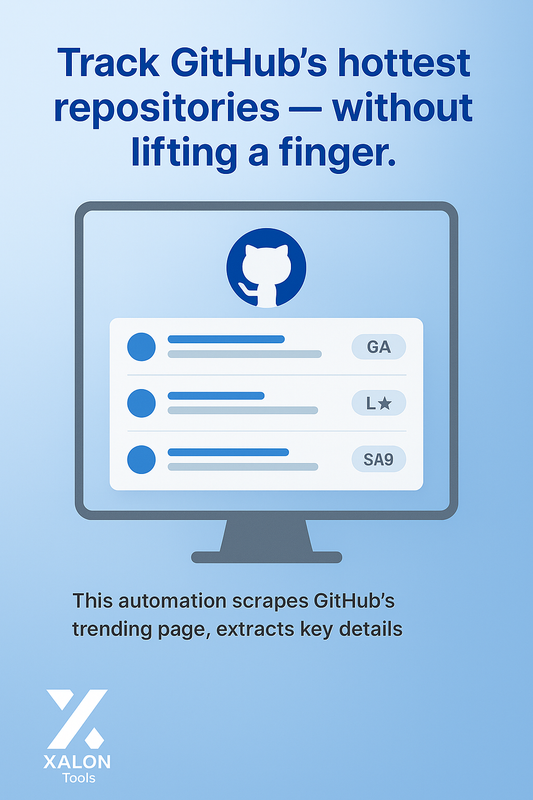 Scrape Latest GitHub Trending Repositories