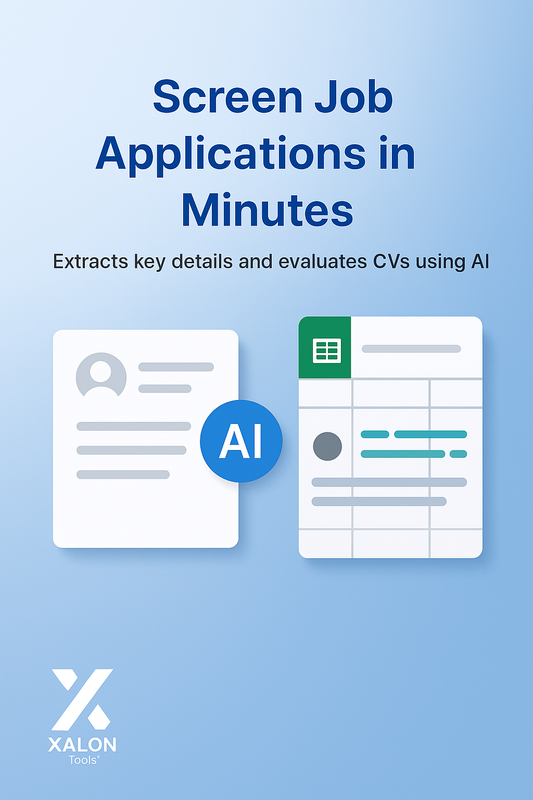 AI Automated HR Workflow for CV Analysis and Candidate Evaluation