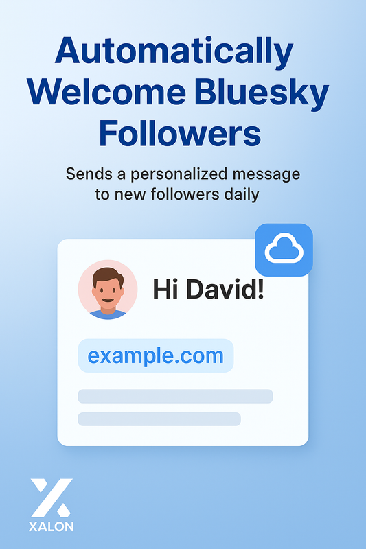 Automatically Send a DM to New Followers on Bluesky Using Baserow