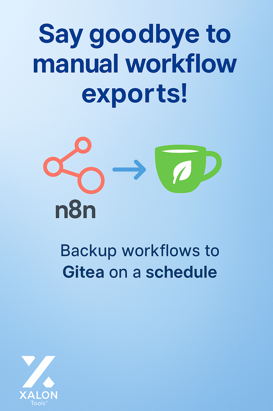 Backup Workflows to Git Repository on Gitea