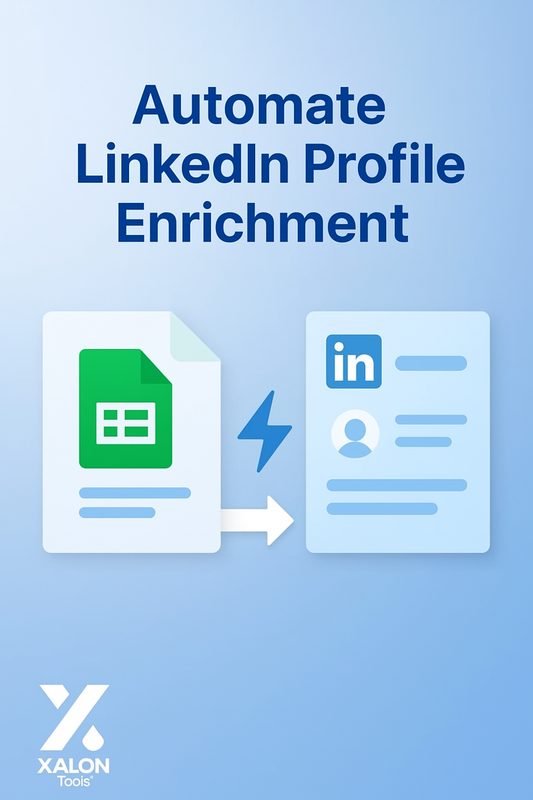 Enrich LinkedIn Profiles from Google Sheets via RapidAPI