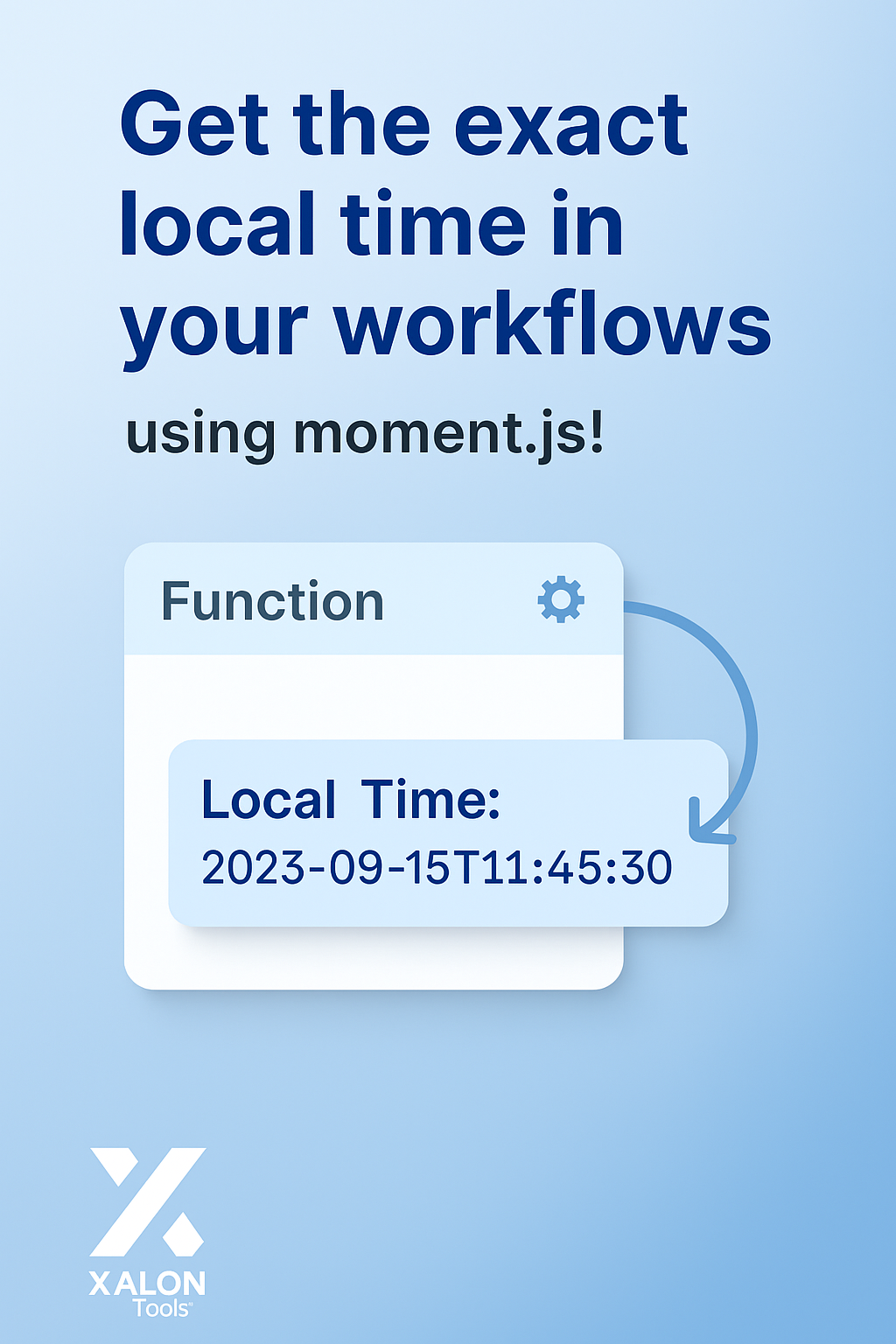 Get local datetime into Function node using moment.js