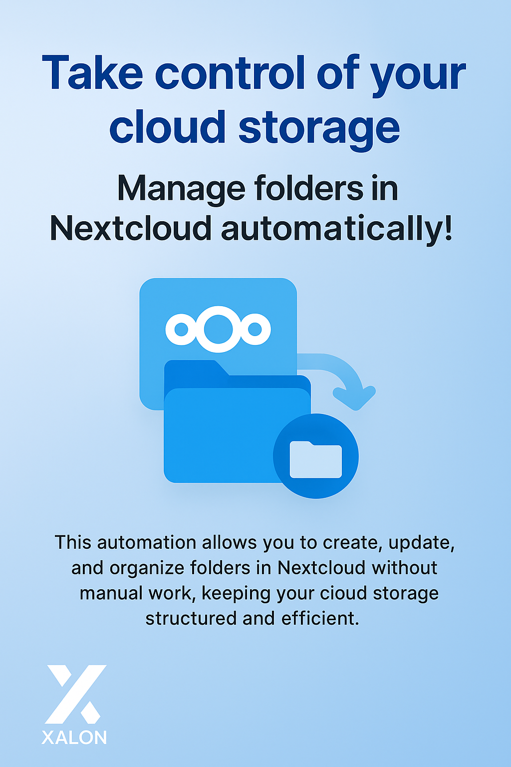Manage folders in Nextcloud