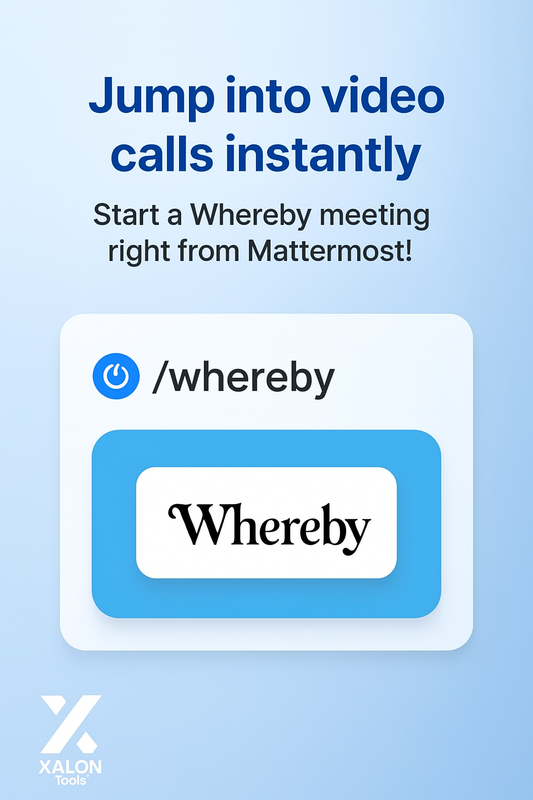 Start a Whereby video call from Mattermost