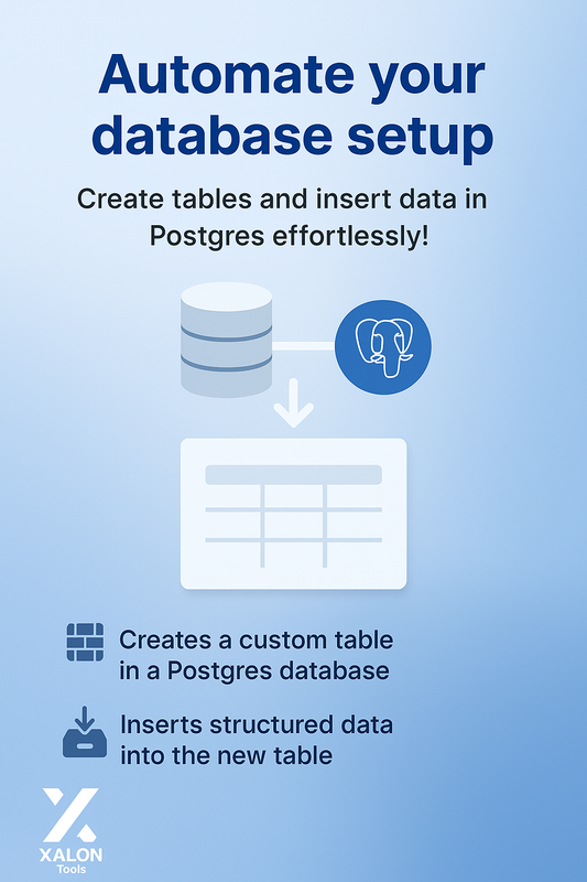 Create a table in Postgres and insert data