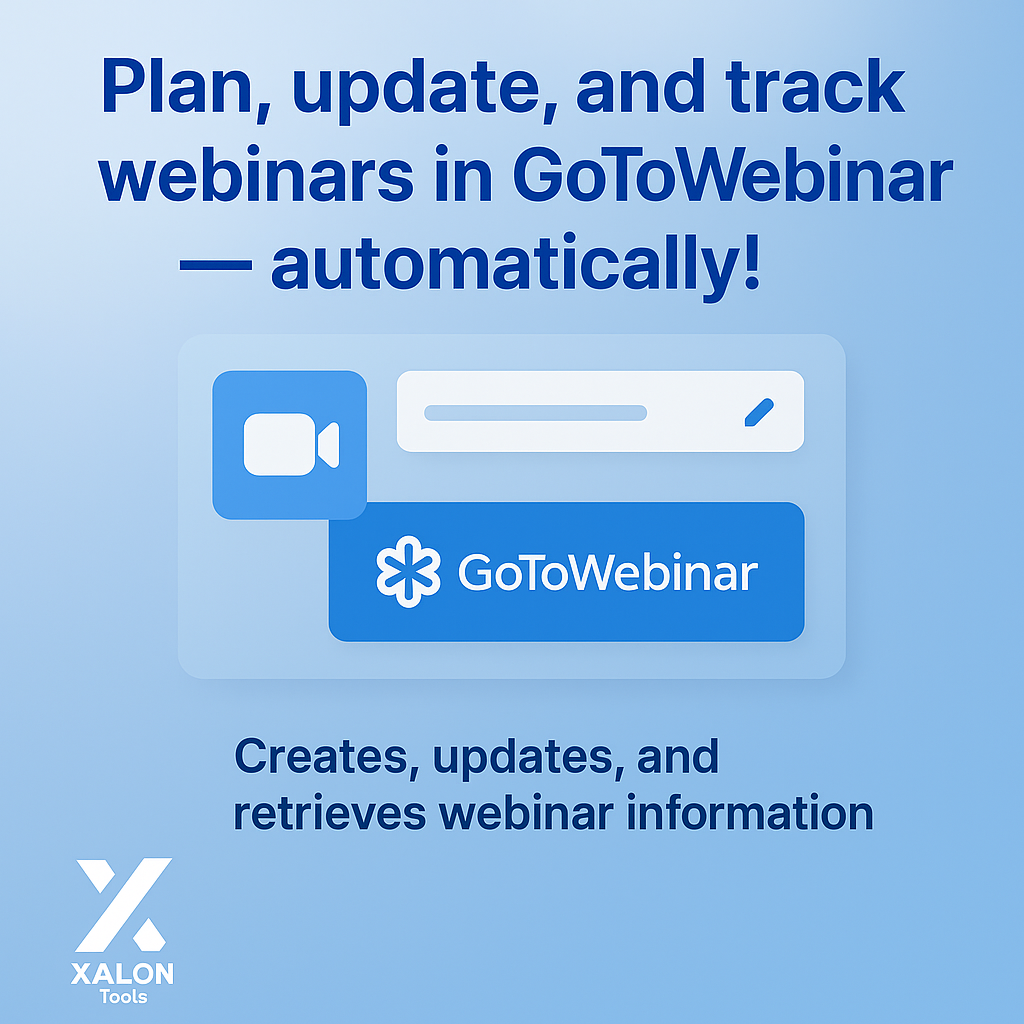 Manage GoToWebinar Events and Updates