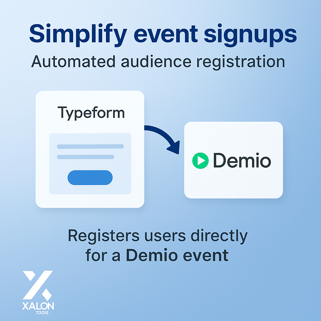 Sync Typeform Users to Demio Events