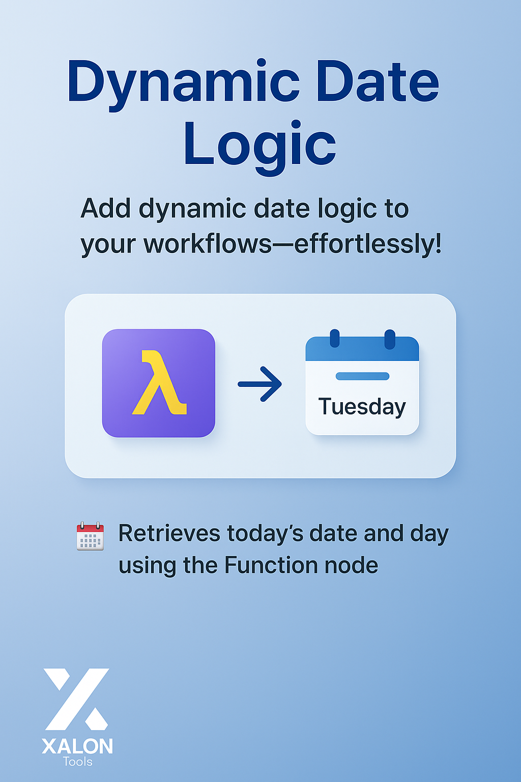 Get Today’s Date and Day with the Function Node