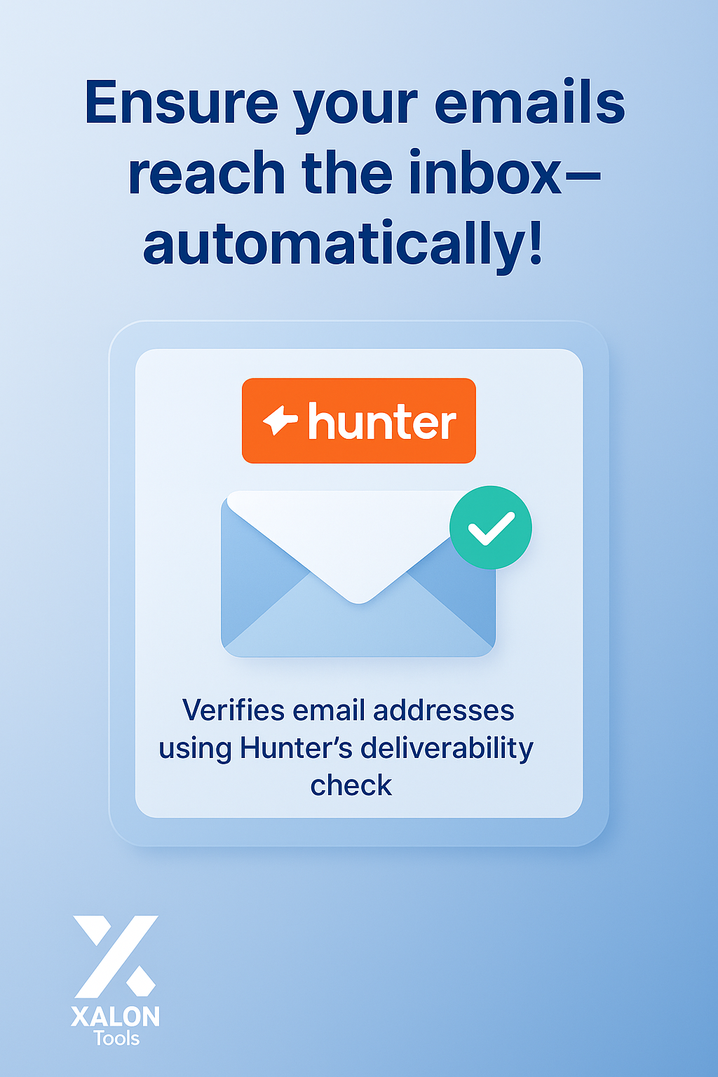 Verify email deliverability with Hunter