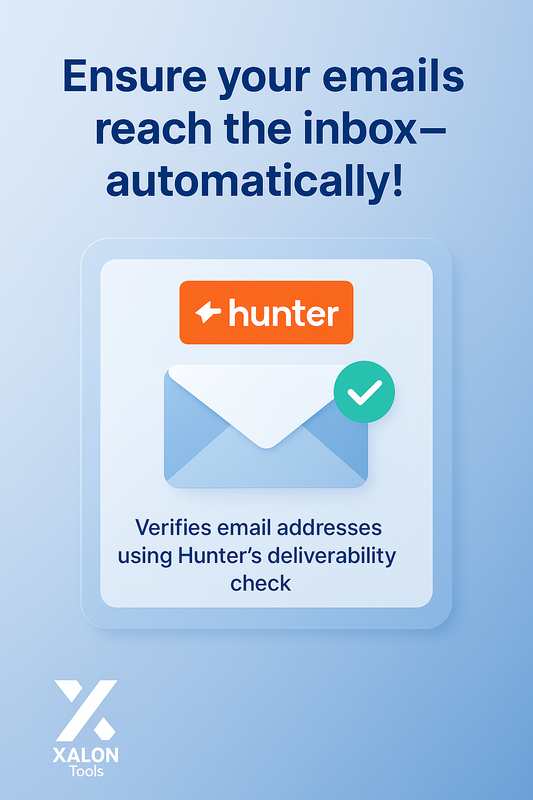 Verify email deliverability with Hunter