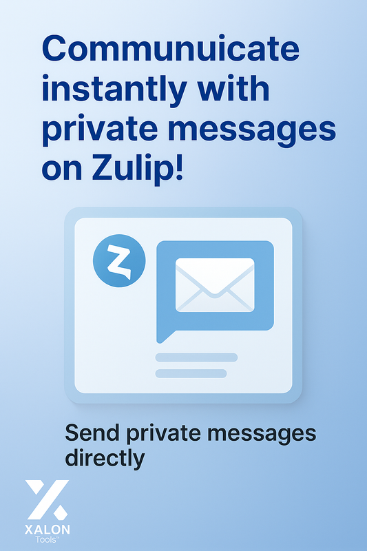 Send a private message on Zulip