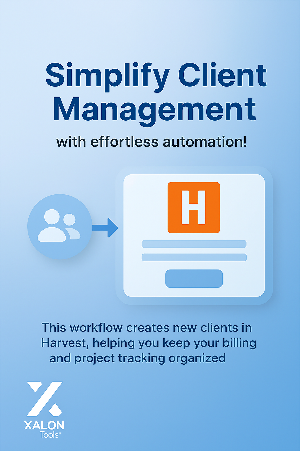 Create a client in Harvest