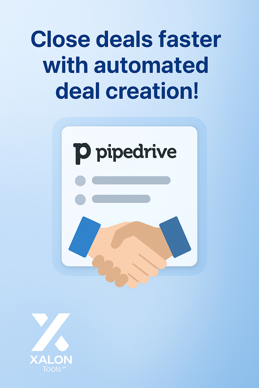 Create a deal in Pipedrive