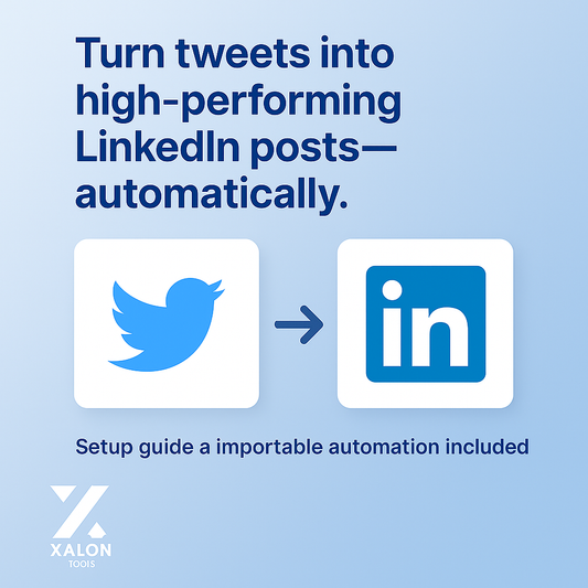 Auto-Generate LinkedIn Posts from Twitter with GPT-4 & Sheets