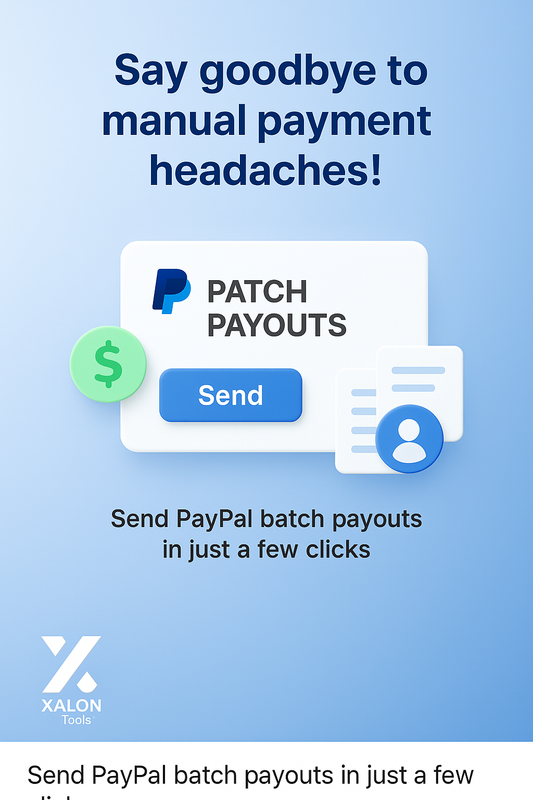 Create a PayPal batch payout