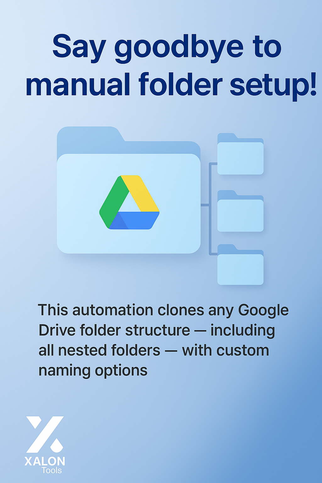Clone Nested Folder Structures in Google Drive with Custom Naming