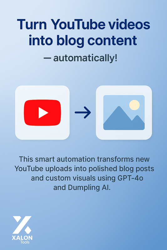 Turn YouTube Videos into Blogs & Images with GPT-4o & Dumpling AI
