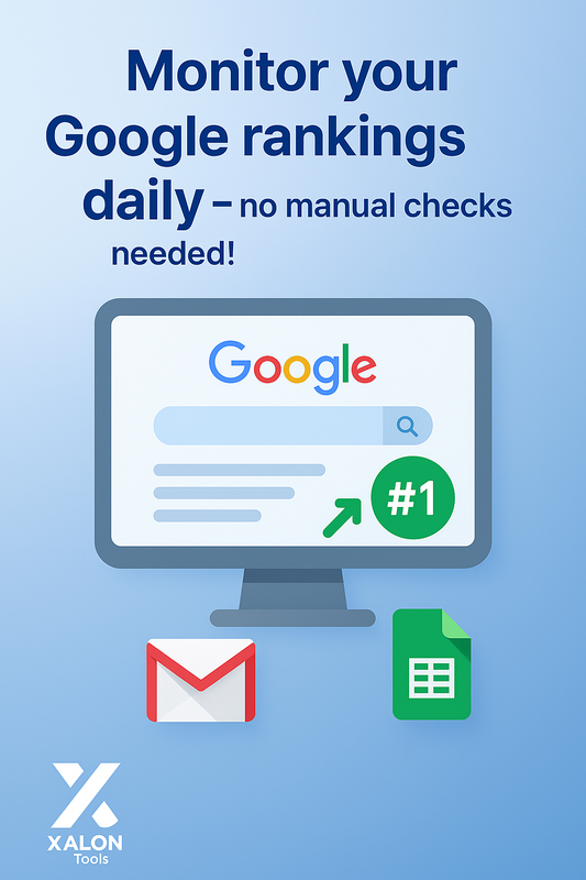 Track Google Search Rankings with Bright Data, Google Sheets & Gmail