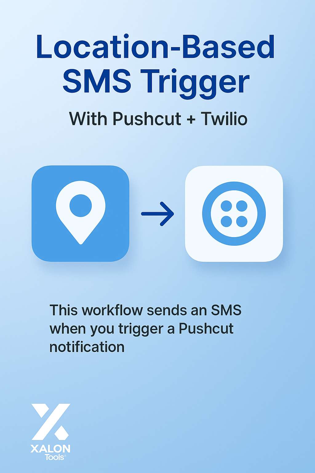 Send an SMS to a number whenever you go out