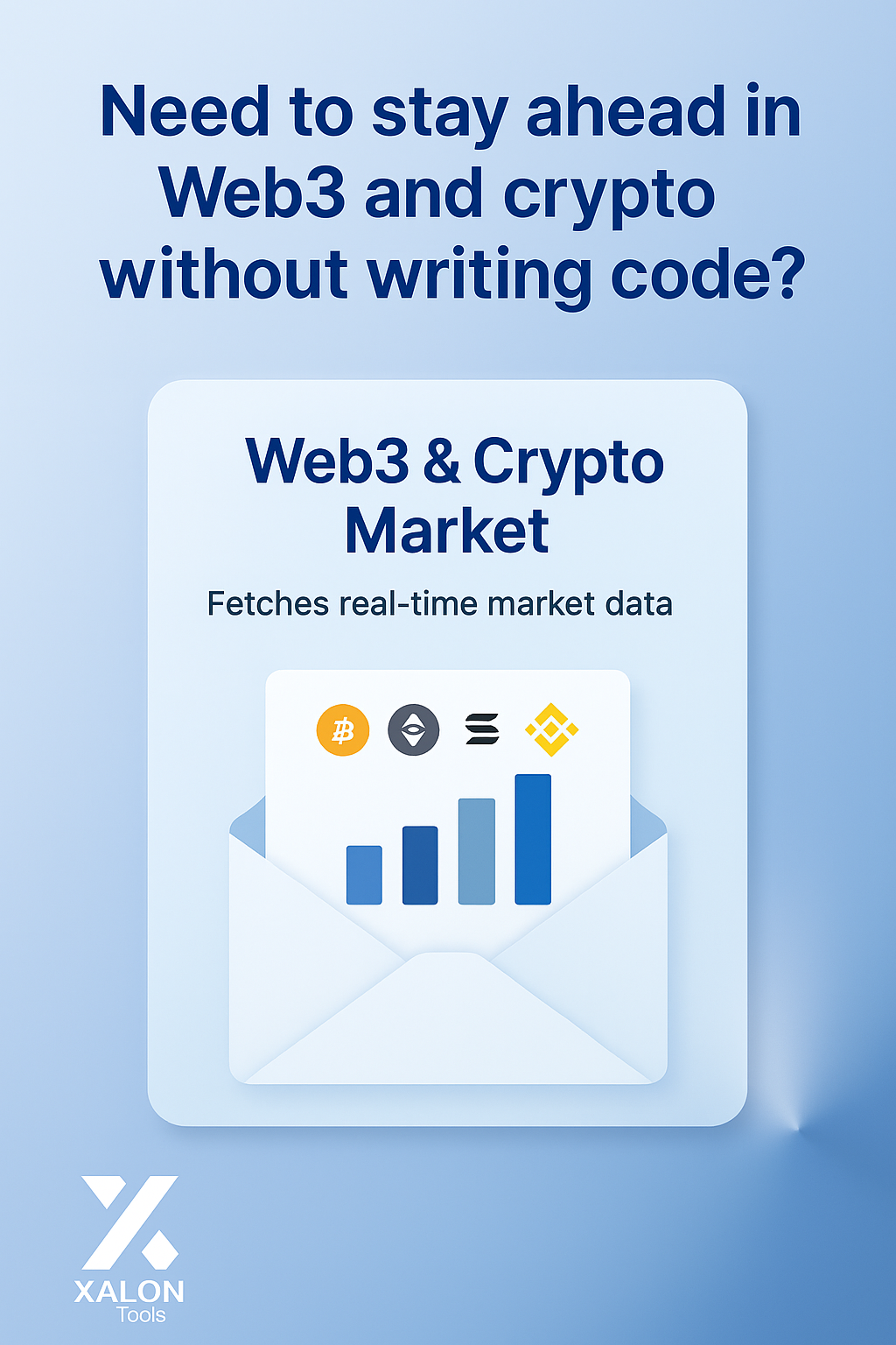 Receive Bitcoin, Etherium, Solana, Binance Data With Gecko Coin and Gmail