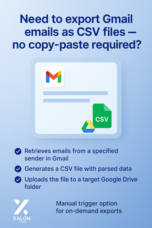 Gmail to Google Drive Email Export Workflow