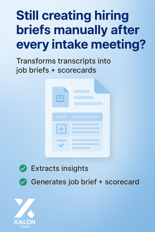 Turn Hiring Transcripts into Briefs & Scorecards with AI