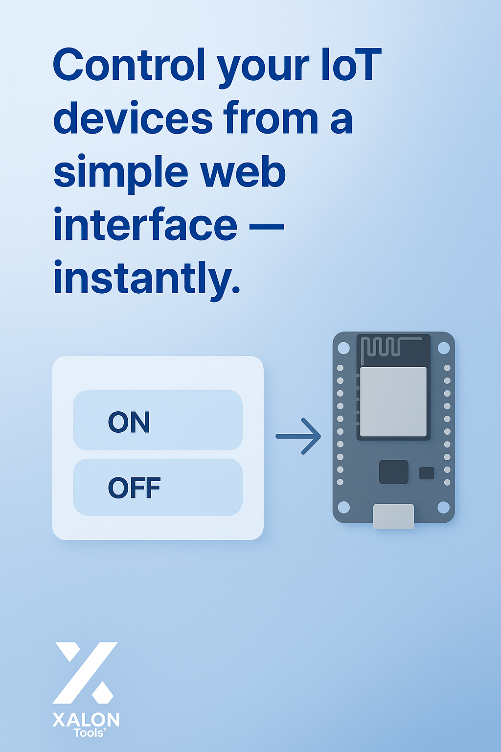 IOT device control with MQTT and webhook