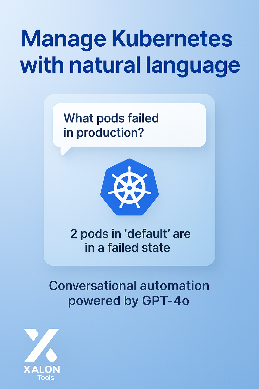 Conversational Kubernetes Management with GPT-4o and MCP Integration