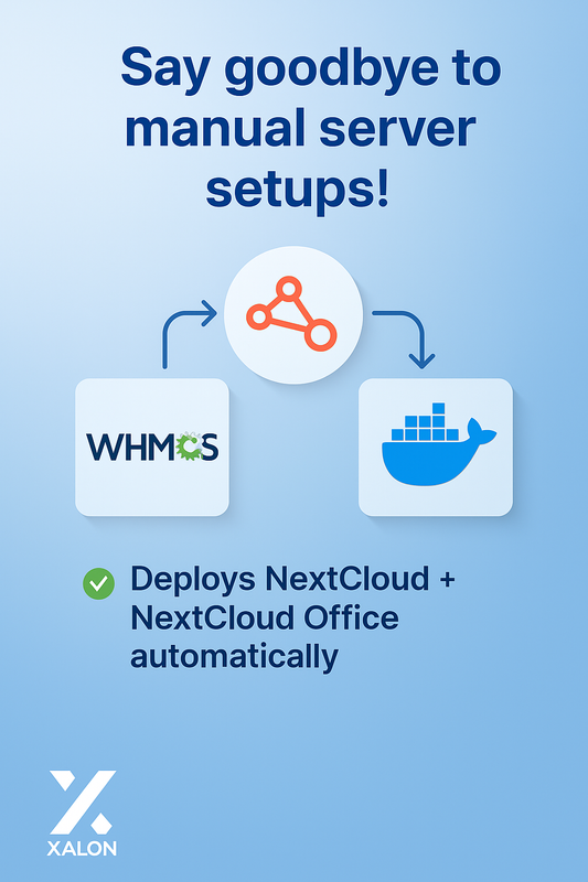 Deploy Docker NextCloud, API Backend for WHMCS/WISECP