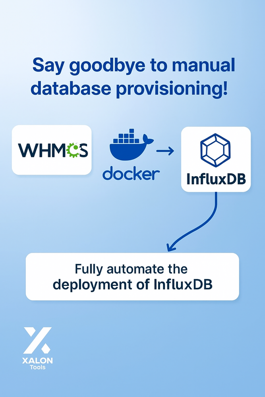Deploy Docker InfluxDB, API Backend for WHMCS/WISECP
