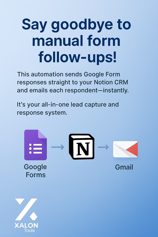 Auto-Update Notion CRM and Send Email from Google Form Submissions