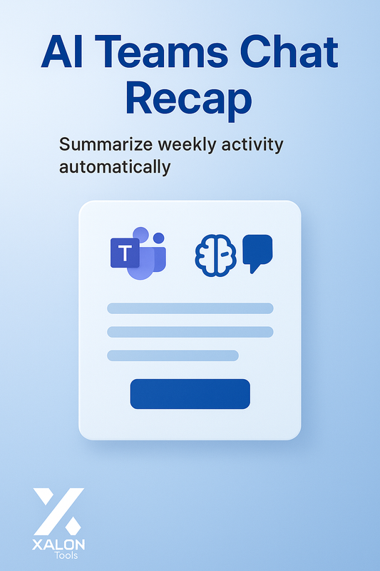 Summarise MS Teams Channel Activity for Weekly Reports with AI