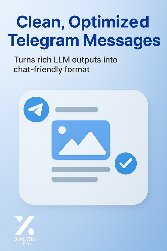 Convert LLM Output into Rich Telegram Messages — Auto-Media & Smart Chunking