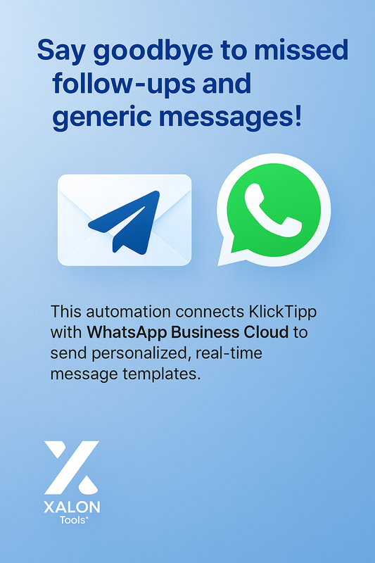Send Personalized WhatsApp Templates Triggered by KlickTipp with Auto-Responses
